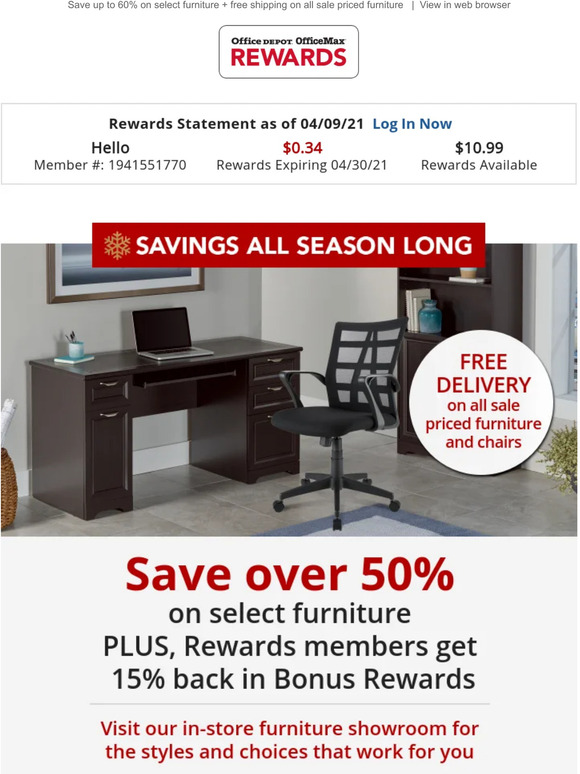 Office Depot® OfficeMax® Furniture that fits you perfectly and matches