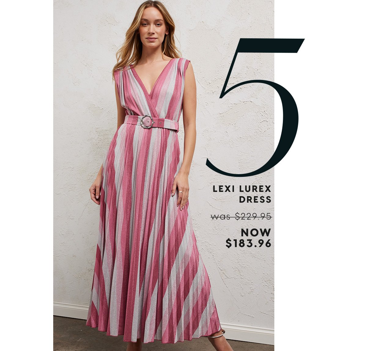 5. Lexi Lurex Dress