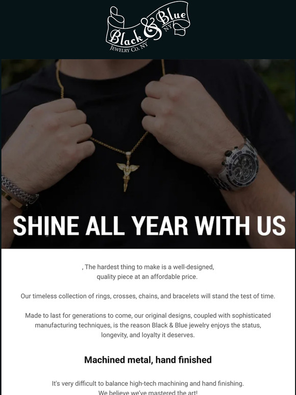 Shine all YEAR 💍 with Black & Blue