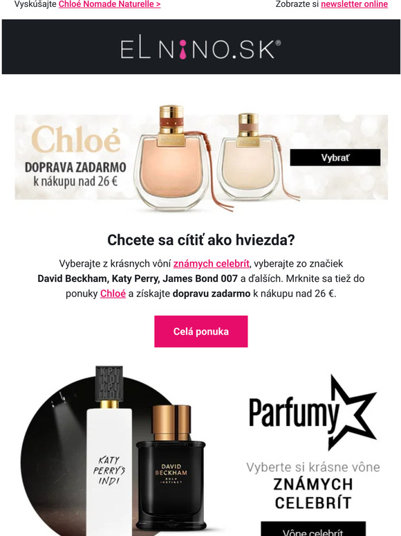 ★ Vône celebrít ★ DORUČENIE ZADARMO s Chloé