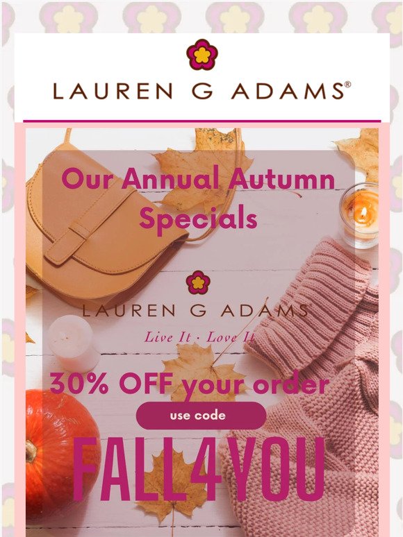 Our Annual Fall Specials is HERE!