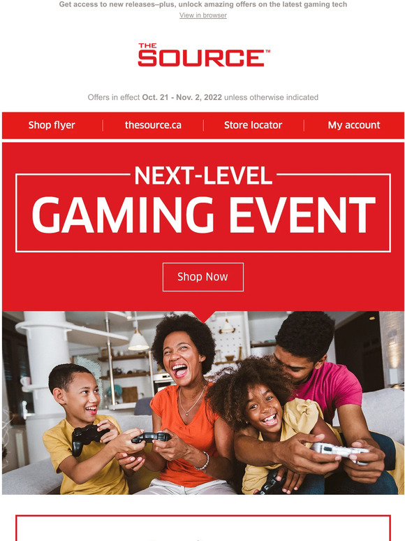 TheSource.ca: Game on! Shop our Next-Level Gaming Event and SAVE on ...