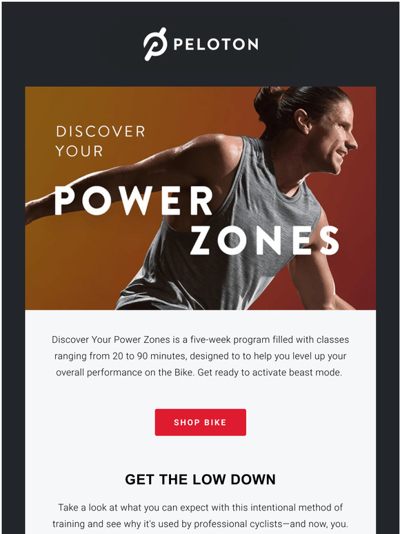 Peloton Tread Ready to discover your power zones? Milled