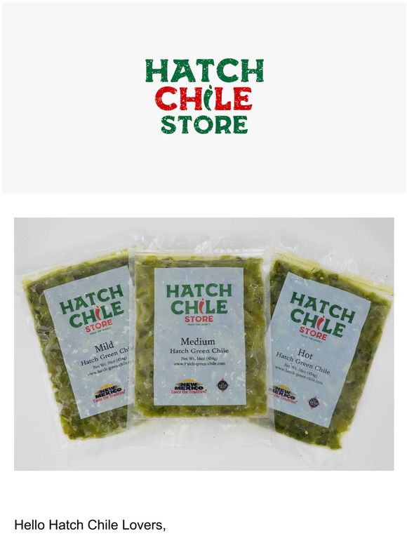 The Hatch Chile Company Now Shipping! Roasted Hatch Green Chile PreOrders 😍 Milled