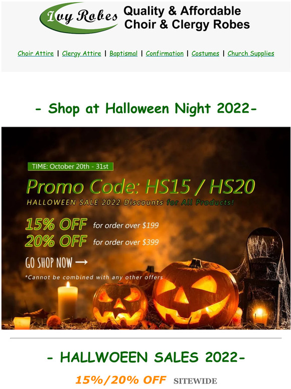 HALLOWEEN SALES 2022!