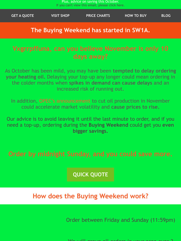 Boiler Juice 🧣 —, we're heating homes in SW1A for less Milled