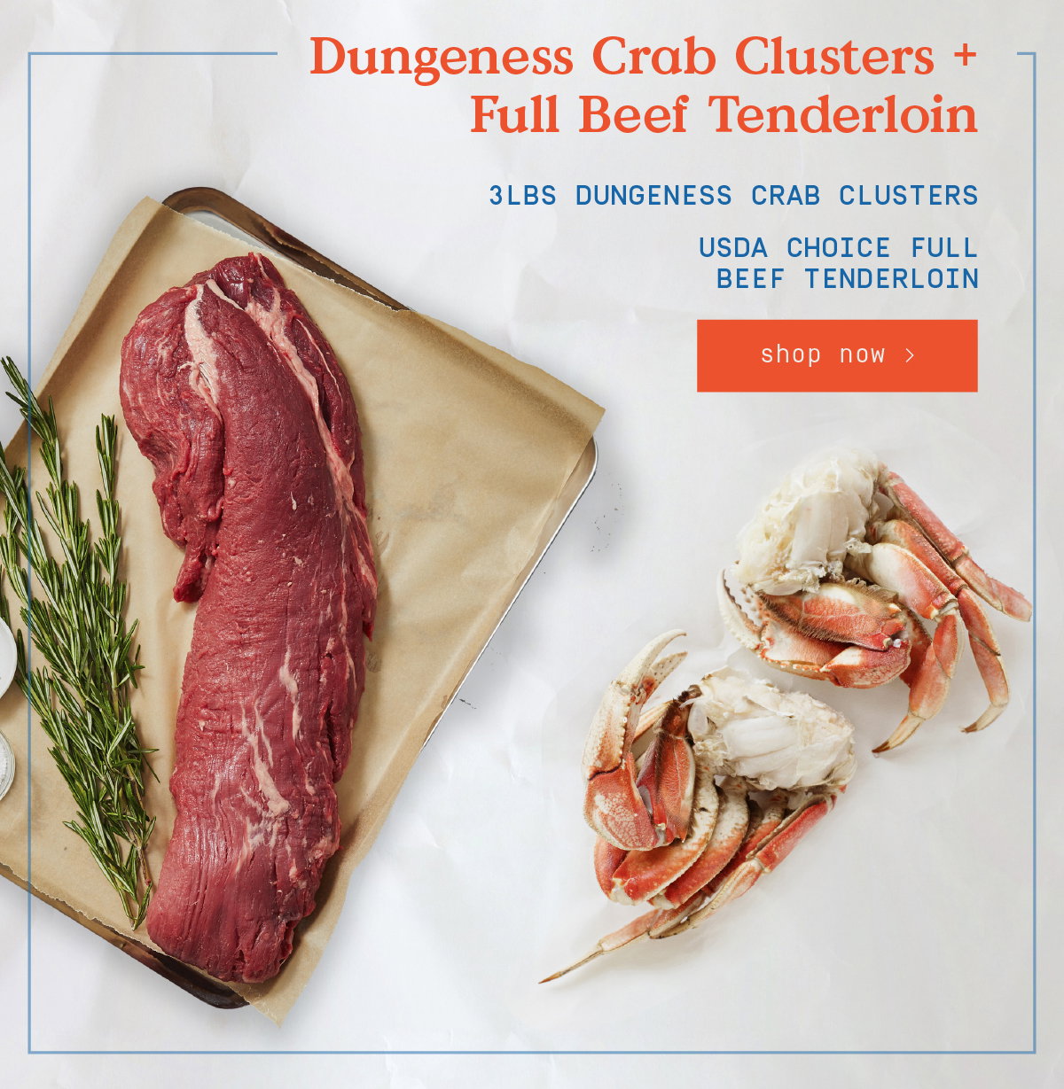 Dungeness Crab Surf and Turf
