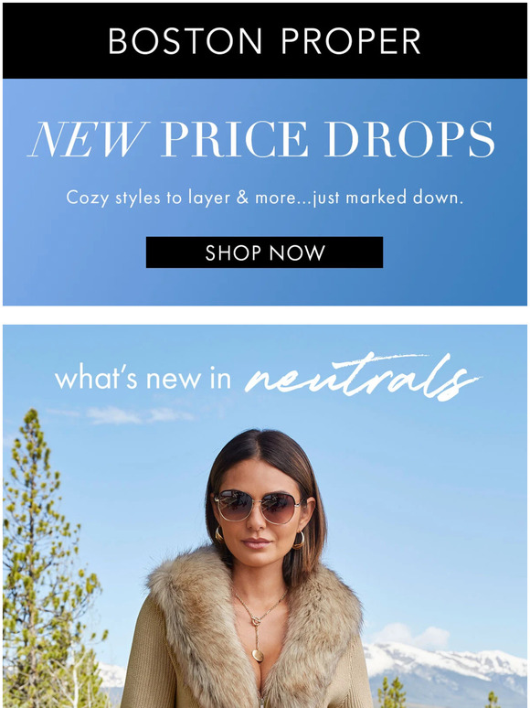 Boston Proper New Price Drops + A New Palette Milled