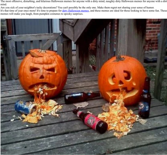 Dirty Halloween Memes