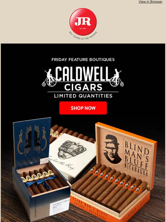 JR Cigars Boutique Feature Caldwell Cigars Milled