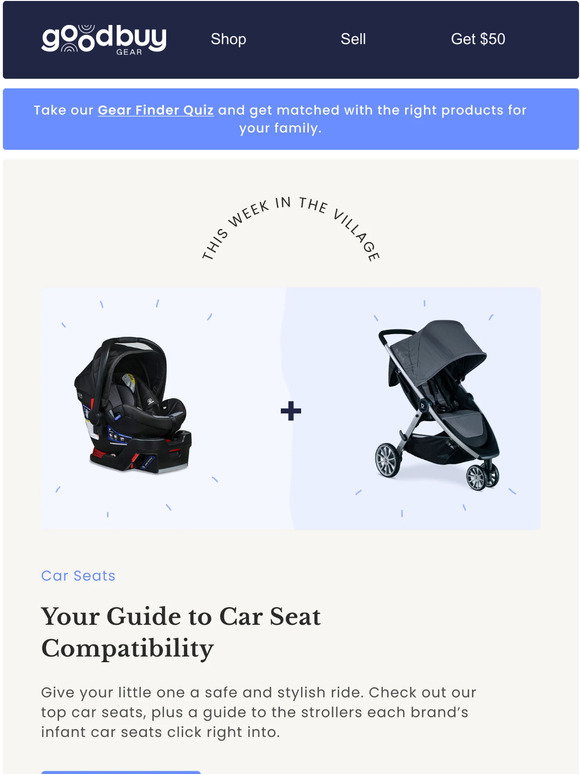 GOOD BUY GEAR Your guide to car seat compatibility Milled