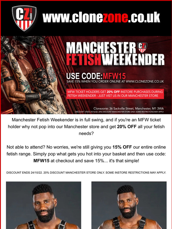 Clonezone Manchester Fetish Weekender is HERE! 🌟 Milled
