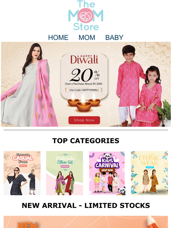 Heyy there!! Celebrate the festival of Lights with The Mom Store