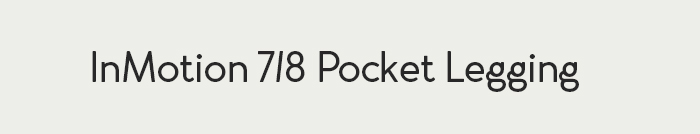 InMotion 7/8 Pocket Legging