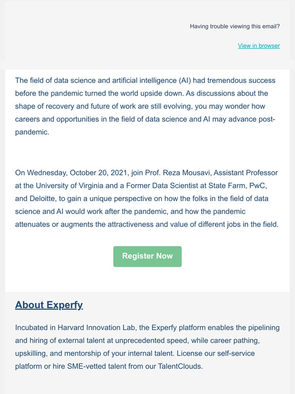 Live Webinar Tomorrow: The Future of AI Jobs and How to Stay Relevant in a Remote Economy
