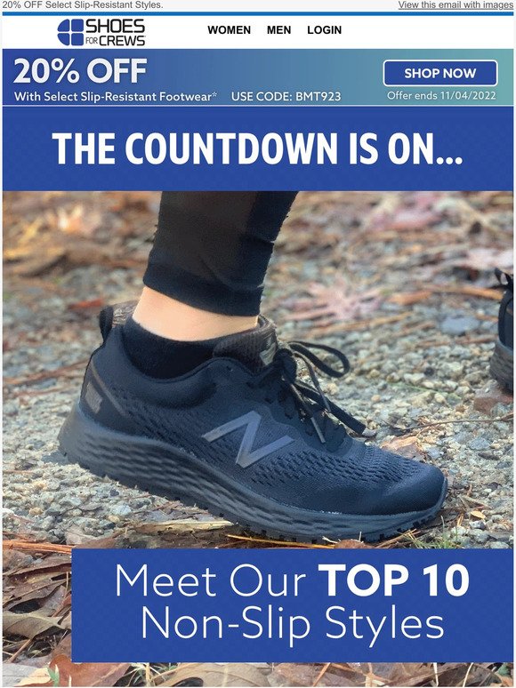 Meet Our Top 10 Non-Slip Styles + Your Code to Save 20%