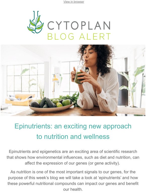 Epinutrients: an exciting new approach to nutrition and wellness