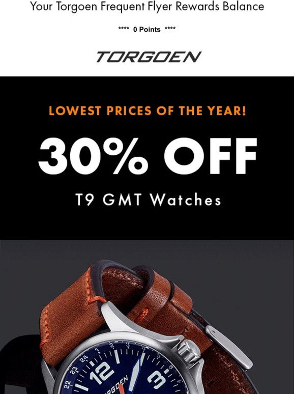 Lowest Price of the Year: T9 GMT Watches