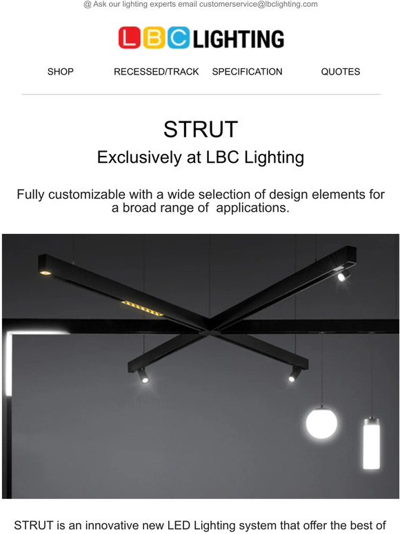 STRUT - Discover the Modern LED Lighting System