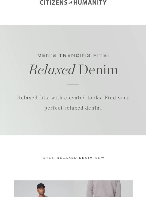 Men's Trending Fits: Relaxed Denim
