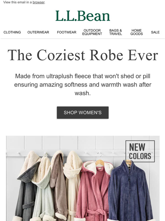 L.L.Bean: The Ultimate Robe: Soft. Cozy. Warm. | Milled