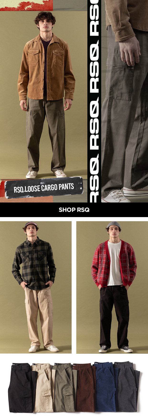 Rsq Loose Cargo Pants