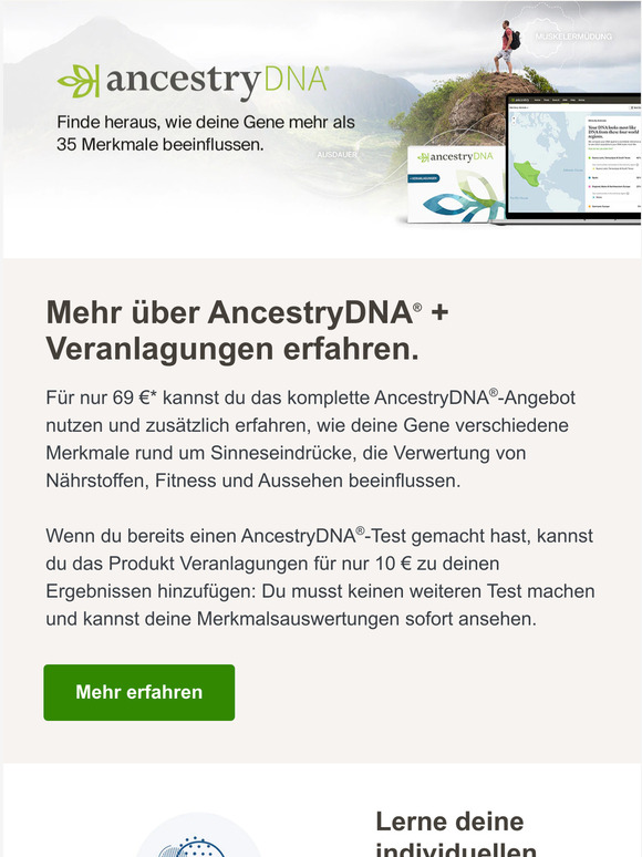 Ancestry: Informationen Zu AncestryDNA + Veranlagungen | Milled