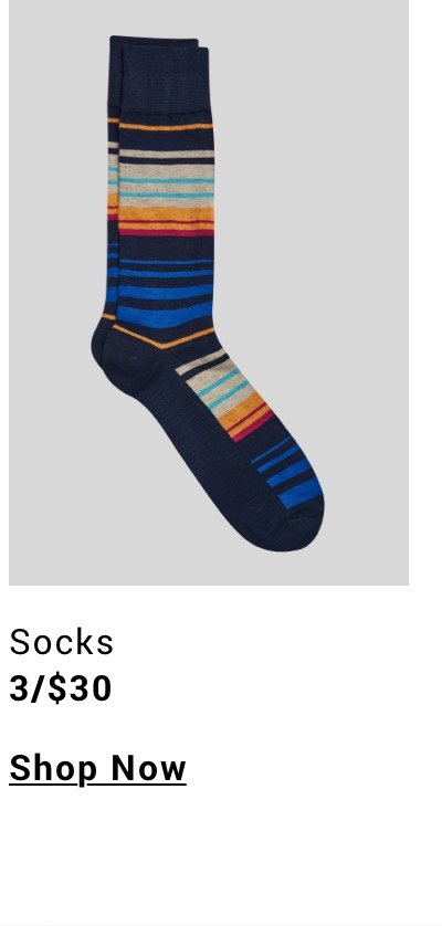 Socks 3 for 30 