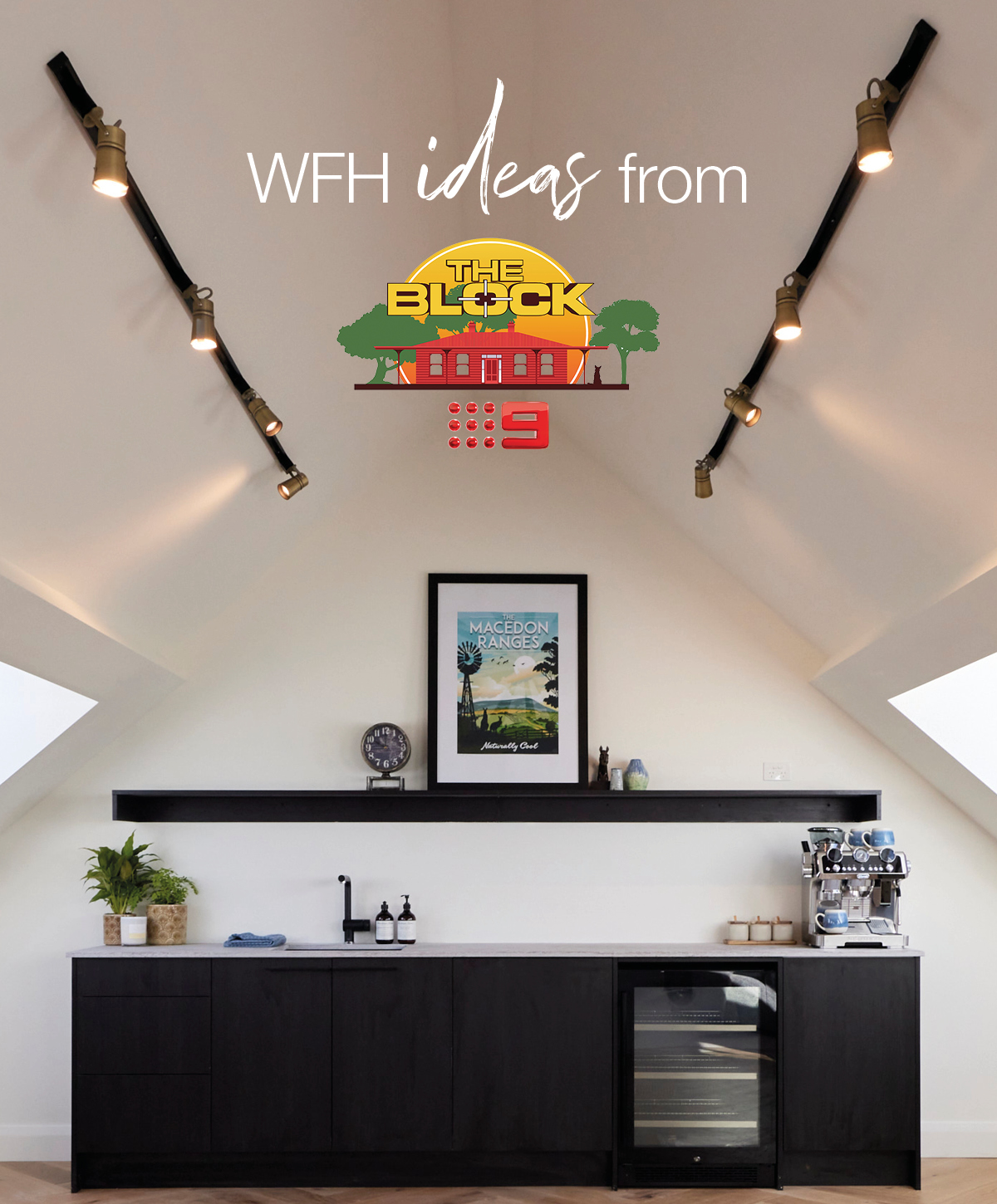 Beacon Lighting WFH spaces & parents' retreats from The Block! Milled