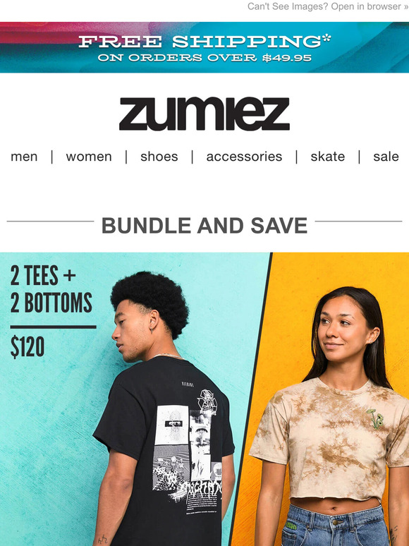 Zumiez Take An Extra 50 Off + Outfit Package Deals Milled