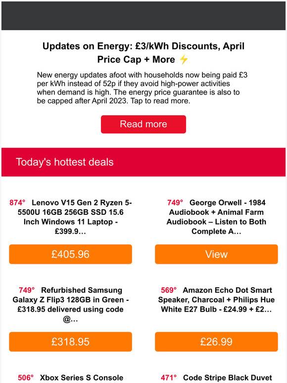 HotUkDeals Simply the hottest deals of the day 🔥 Milled