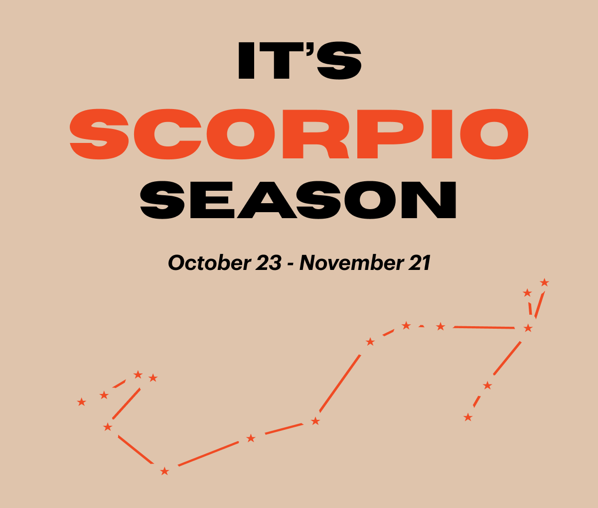 OUI the People It's Scorpio Season 🦂 Milled