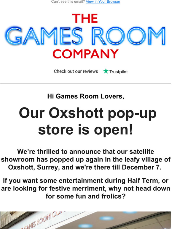 Join us in Oxshott this half term!