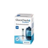 GlucoCheck Excellent Blutzuckerteststreifen, 50 Stück