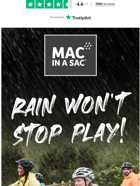Weatherproof your weekend! 🌧️