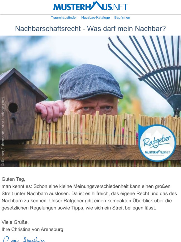 Wie Kann Ich Herausfinden Ob Mein Nachbar Mich Abhört Musterhaus.net: Was darf eigentlich mein Nachbar - und was nicht? | Milled