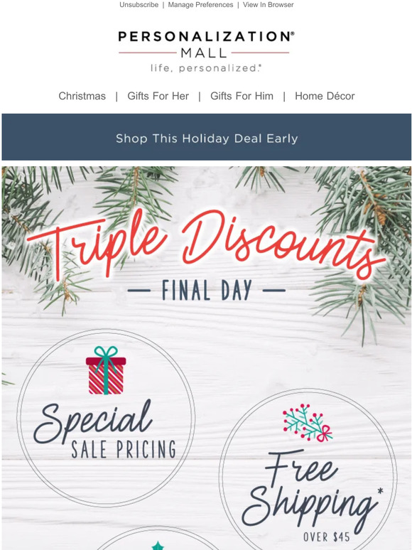 Inc. Your Triple Discount Coupon Expires