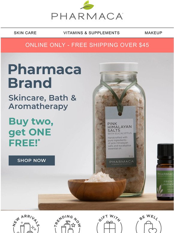 🛒 HAPPENING NOW - Buy 2 Get 1 Free on our Pharmaca Brand!    🛒