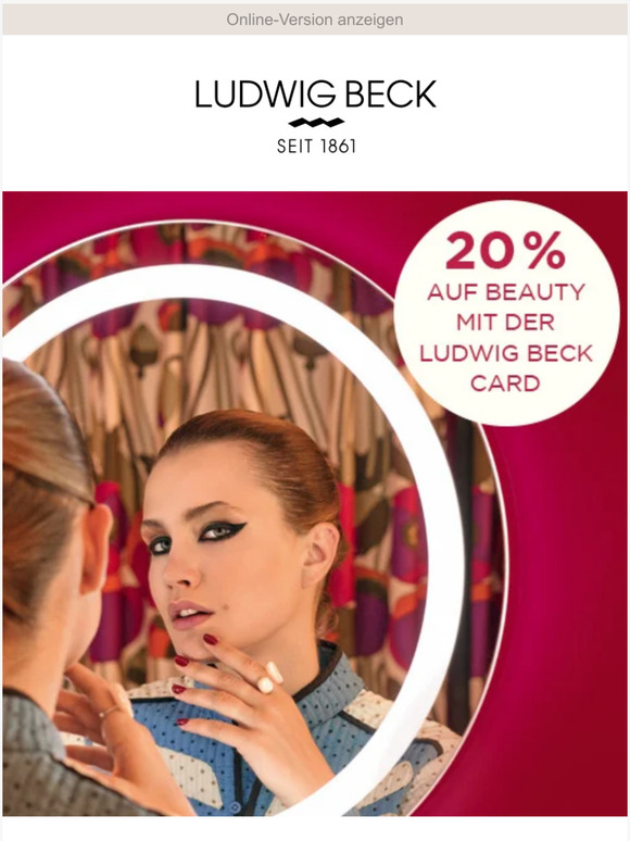 20 % Nachlass auf Beauty