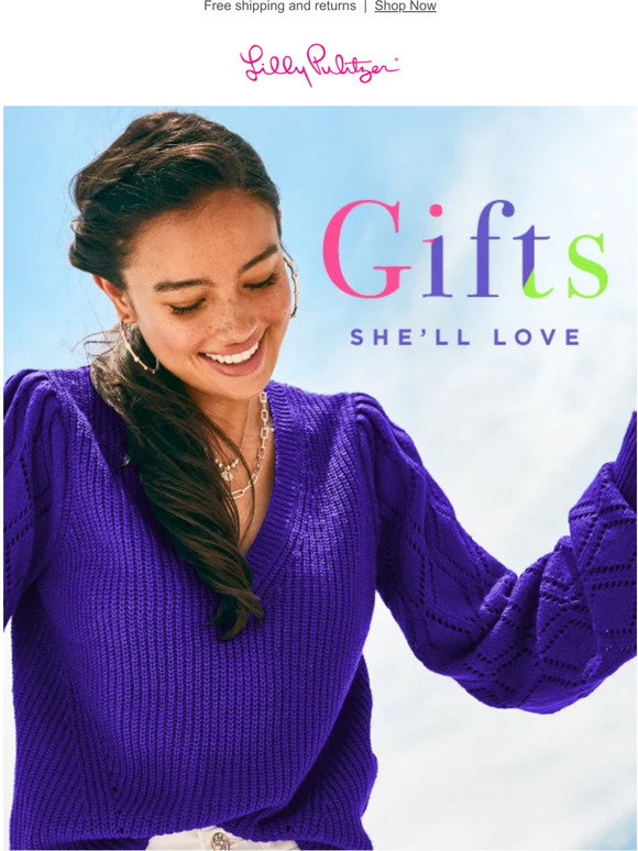 Lilly Pulitzer Last Call! Comfy & Colorful Gifts with Purchase Milled