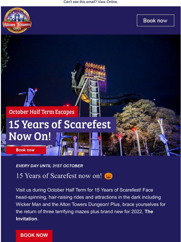 Scarefest now on! 🎃👻