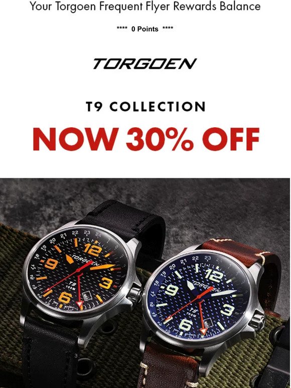 30% Off T9 GMT Watches Continues!
