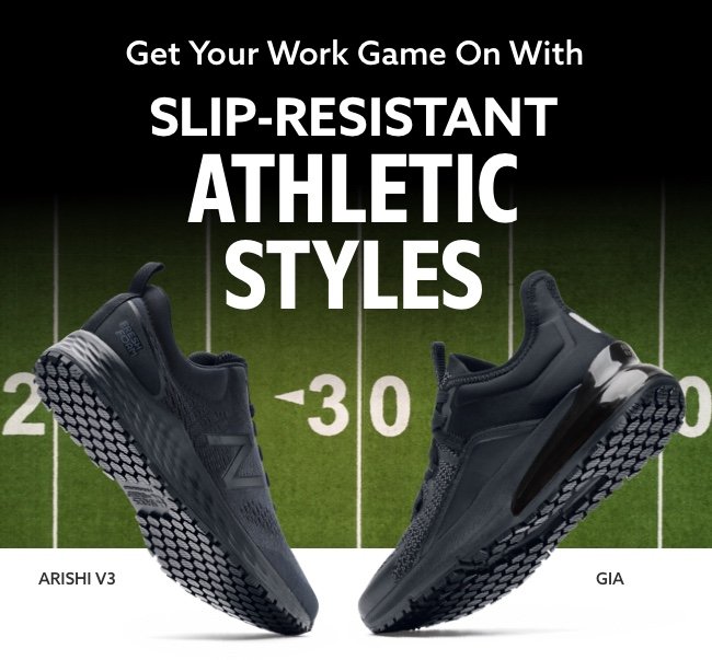 Slip-Resistant Athletic Styles | Shop Now