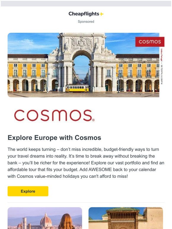 Affordable Getaways with Cosmos