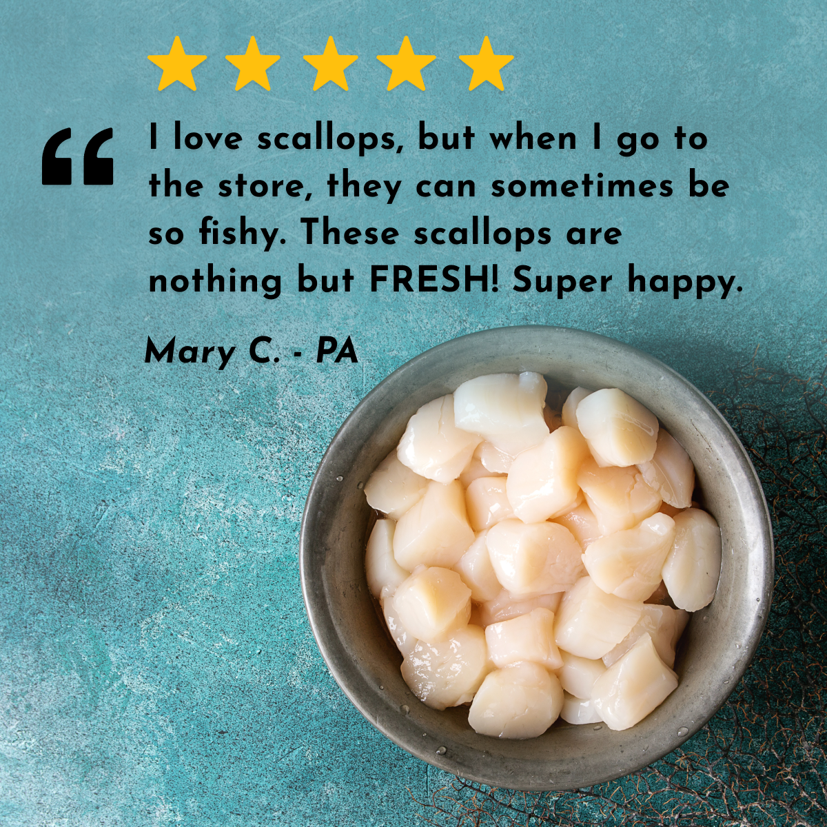 Mexican Bay Scallops Testimonial