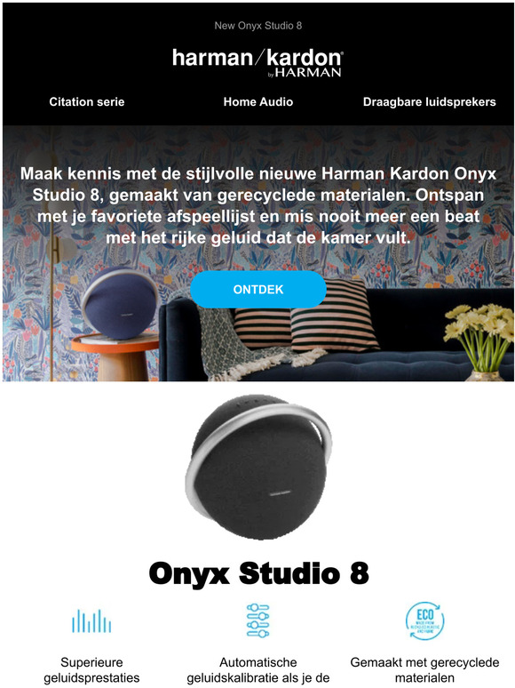 Rijk geluid, stijlvol design