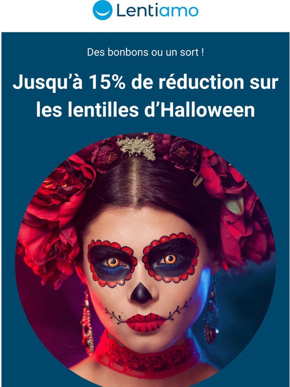 Dernière chance: Jusqu’à 15% de réduction sur les lentilles de contact d’Halloween 🧟