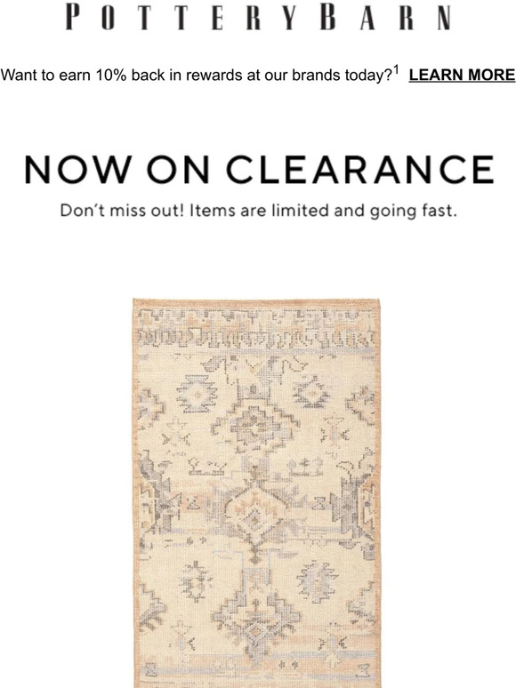 Pottery Barn Clearance alert! Milled