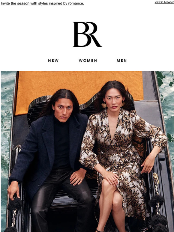 Banana Republic Spirit of Romance New Arrivals Milled