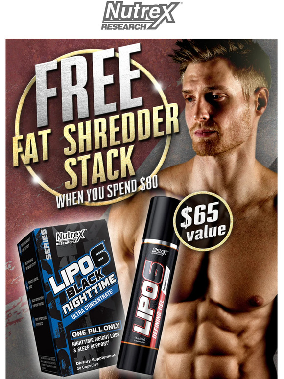 Nutrex Research: 🔥 FREE Lipo-6 Defining Gel & Lipo-6 Nighttime w ...